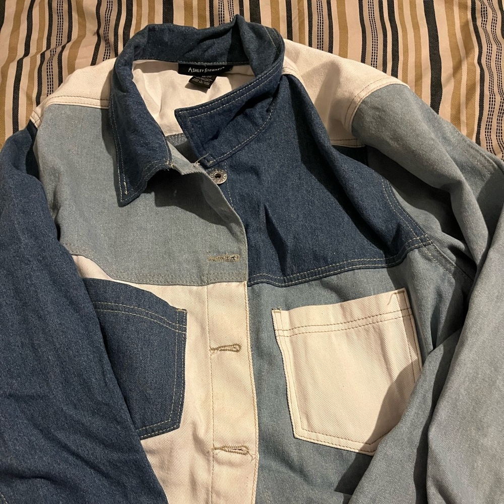 Blue Jean Checker Jacket